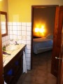 Bathroom, double sink, towels included for both bath and beach